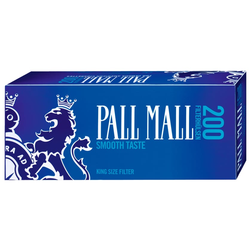 Pall Mall Smooth Taste Filterhülsen 200 Stück
